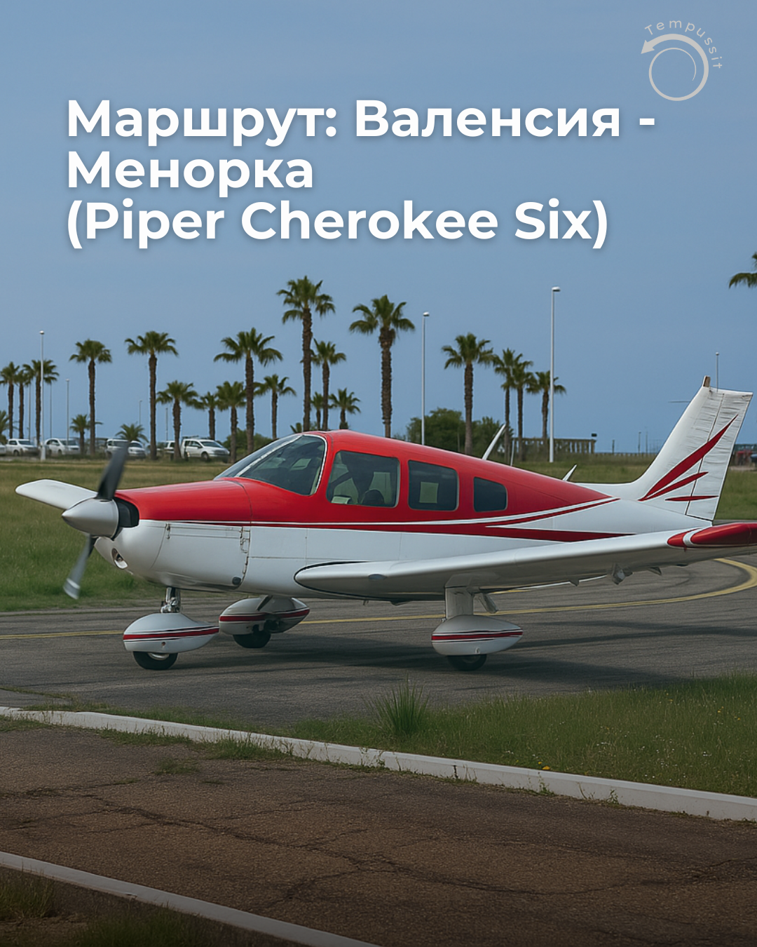 Маршрут Валенсия – Менорка (Piper Cherokee Six)