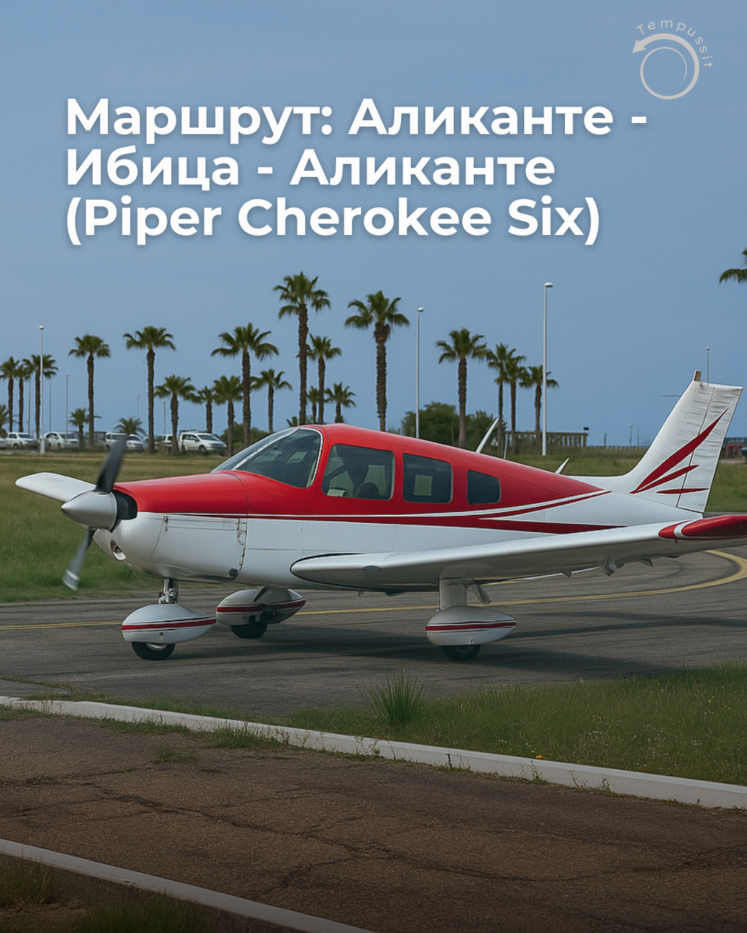 Маршрут Аликанте — Ибица — Аликанте (Piper Cherokee Six)
