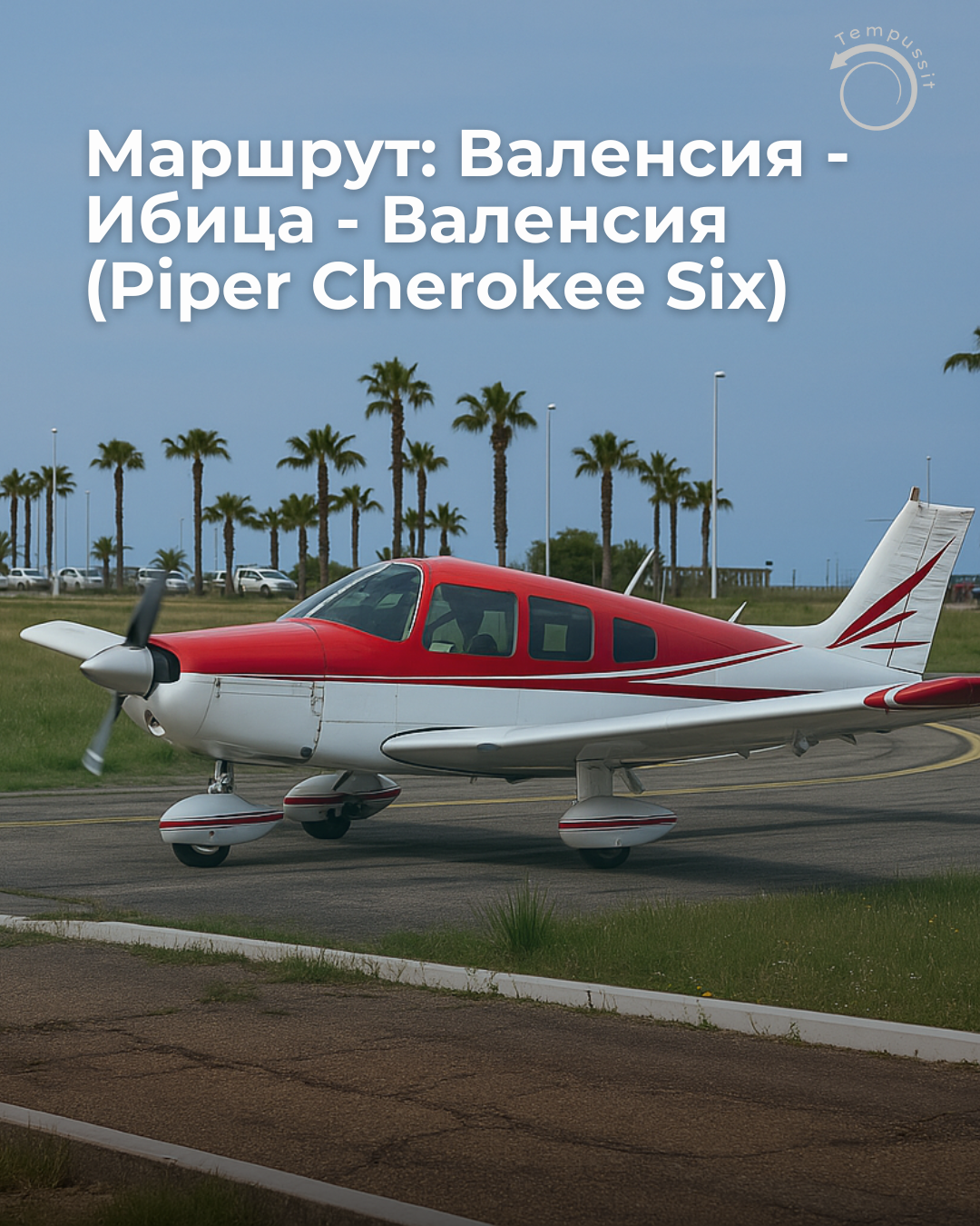 Маршрут Валенсия — Ибица — Валенсия (Piper Cherokee Six)