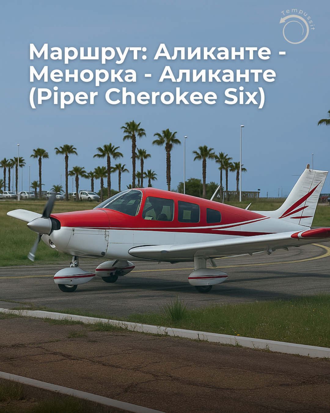 Маршрут Аликанте — Менорка — Аликанте (Piper Cherokee Six)
