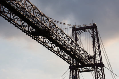 подвесной мост Пуэнте де Вискайя (Puente Colgante) Бильбао, Испания